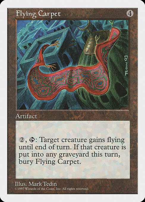 Flying Carpet - Fifth Edition Rare Card