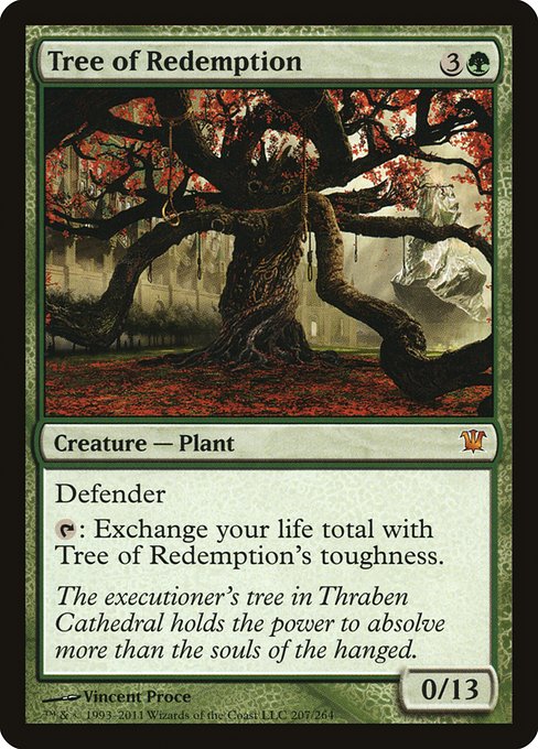Tree of Redemption - Innistrad Mythic Card