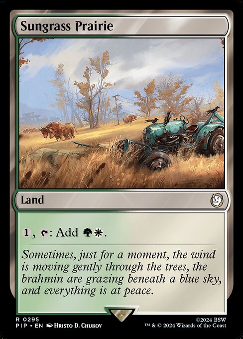 Sungrass Prairie - Fallout Rare Card