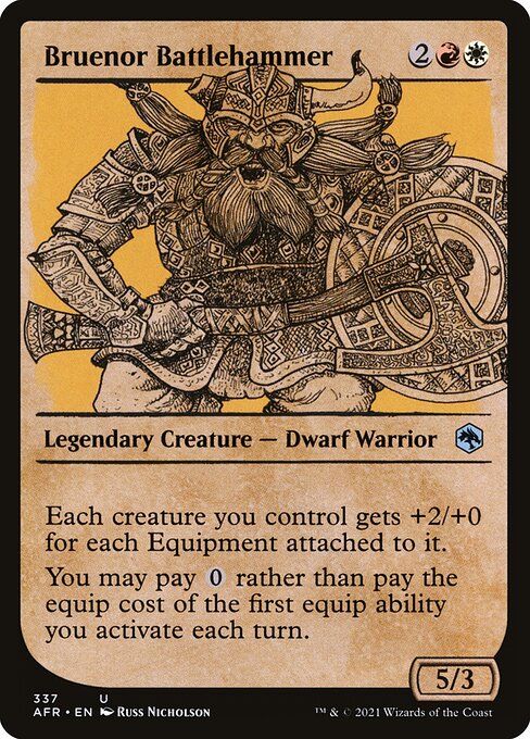 Bruenor Battlehammer - Adventures in the Forgotten Realms Uncommon Card