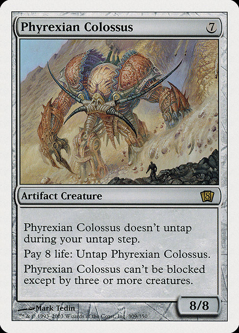 Phyrexian Colossus - Eighth Edition Rare Card