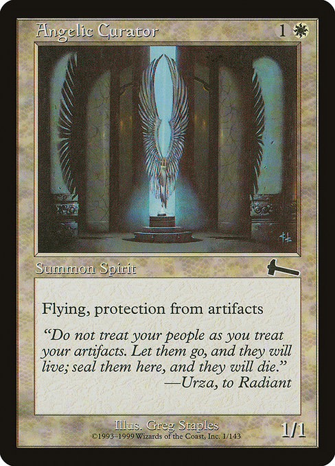 Angelic Curator - Urza's Legacy Common Card