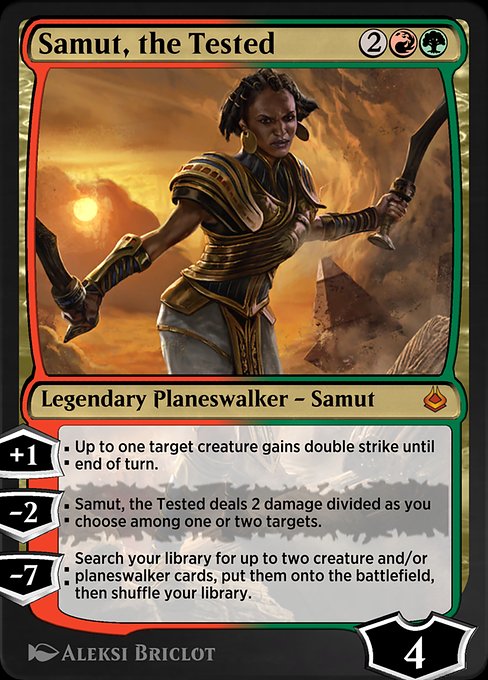 Samut, the Tested - Amonkhet Remastered Mythic Card