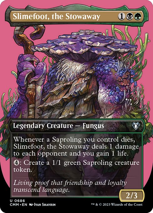 Slimefoot, the Stowaway - Commander Masters Uncommon Card
