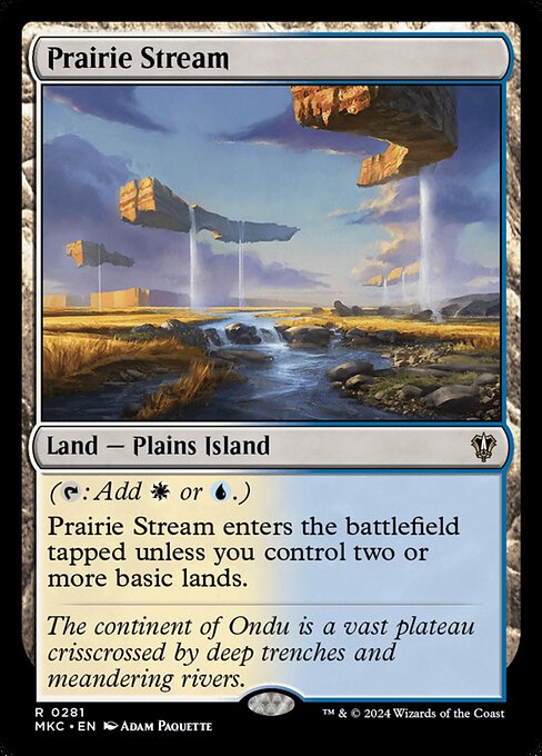 Prairie Stream - Murders at Karlov Manor Commander Rare Card
