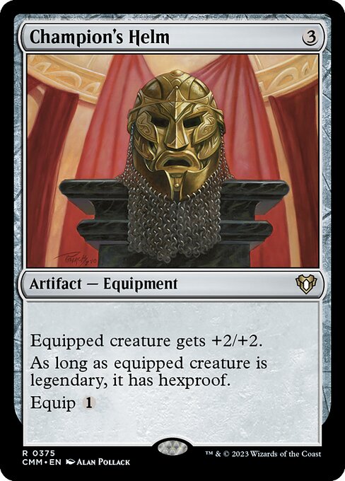 Champion's Helm - Commander Masters Rare Card