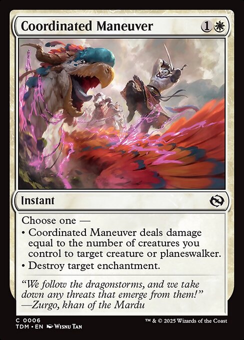 Coordinated Maneuver - Tarkir: Dragonstorm Common Card