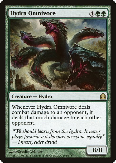 Hydra Omnivore - Commander 2011 Rare Card