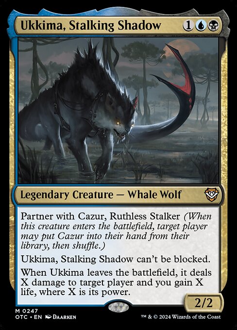 Ukkima, Stalking Shadow - Outlaws of Thunder Junction Commander Mythic Card