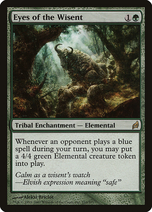 Eyes of the Wisent - Lorwyn Rare Card