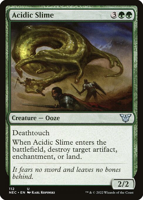 Acidic Slime - Neon Dynasty Commander Uncommon Card