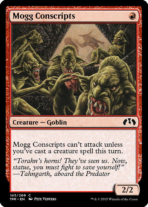 Mogg Conscripts - Tempest Remastered Common Card