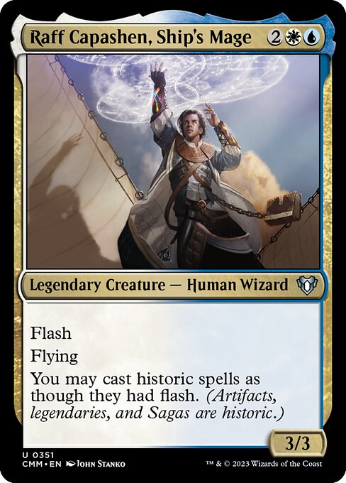 Raff Capashen, Ship's Mage - Commander Masters Uncommon Card