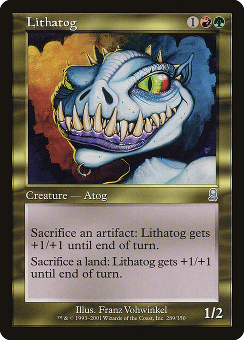 Lithatog - Odyssey Uncommon Card