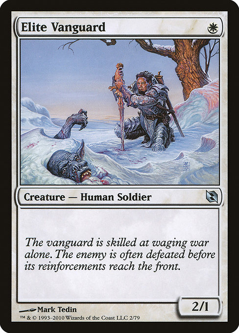 Elite Vanguard - Duel Decks: Elspeth vs. Tezzeret Uncommon Card