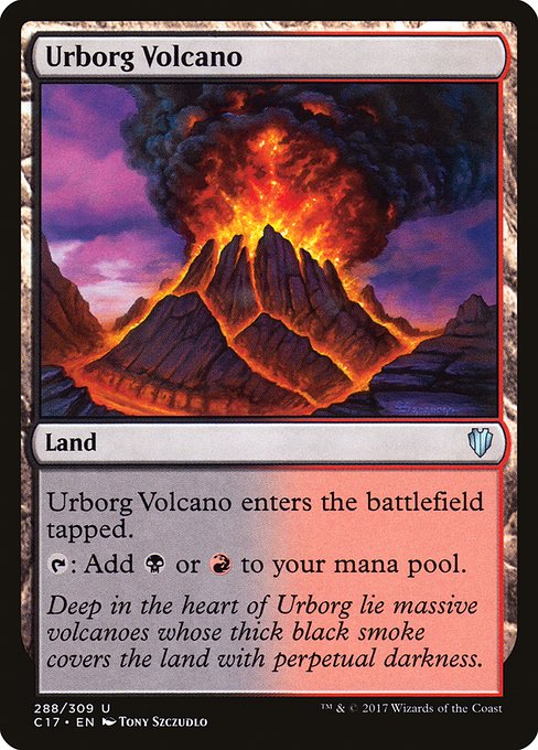 Urborg Volcano - Commander 2017 Uncommon Card