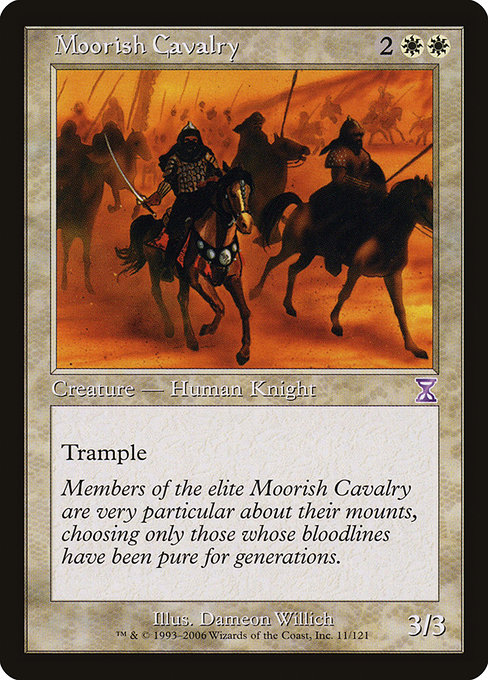 Moorish Cavalry - Time Spiral Timeshifted Special Card