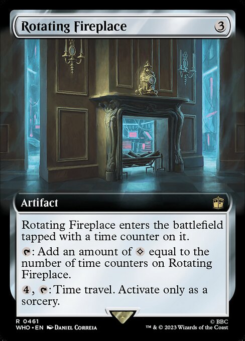 Rotating Fireplace - Doctor Who Rare Card