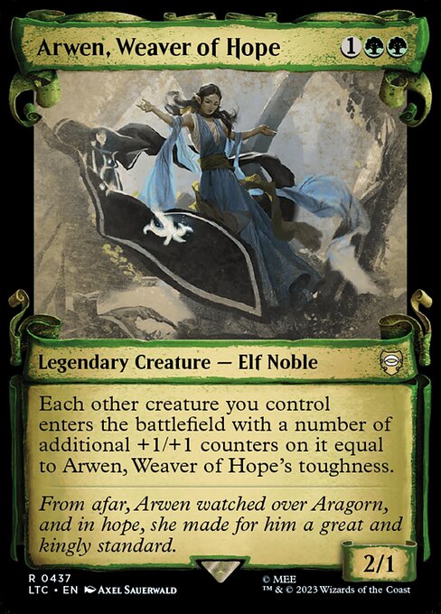 Arwen, Weaver of Hope - Tales of Middle-earth Commander Rare Card