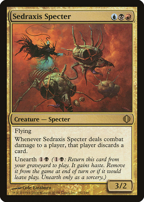 Sedraxis Specter - Shards of Alara Rare Card