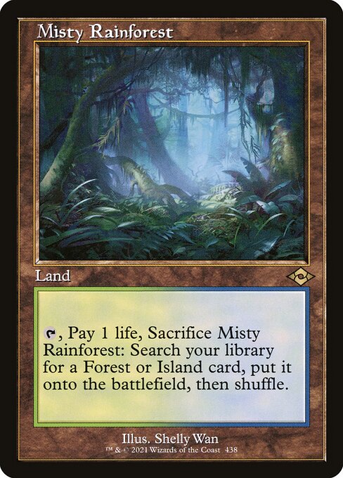 Misty Rainforest - Modern Horizons 2 Rare Card