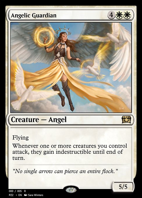 Angelic Guardian - Treasure Chest Rare Card