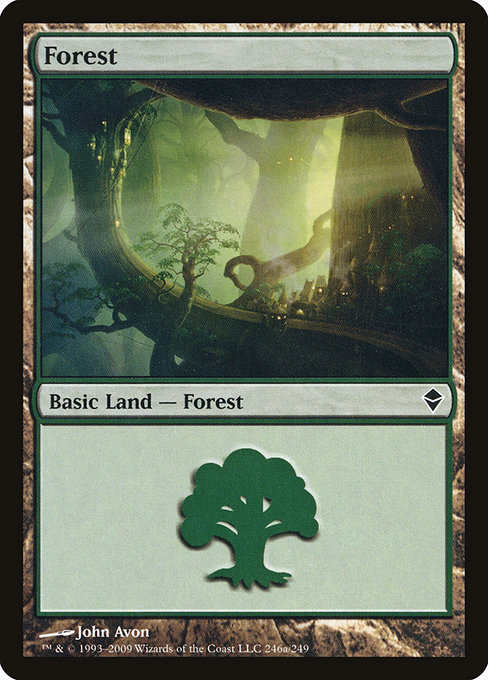 Forest - Zendikar Common Card