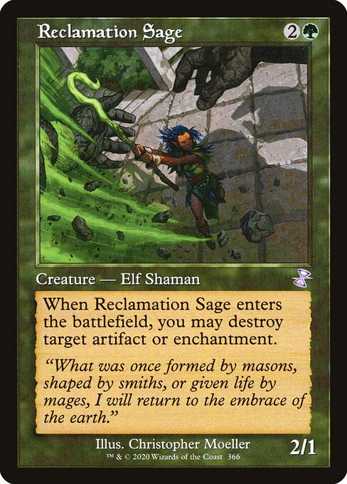 Reclamation Sage - Time Spiral Remastered Special Card