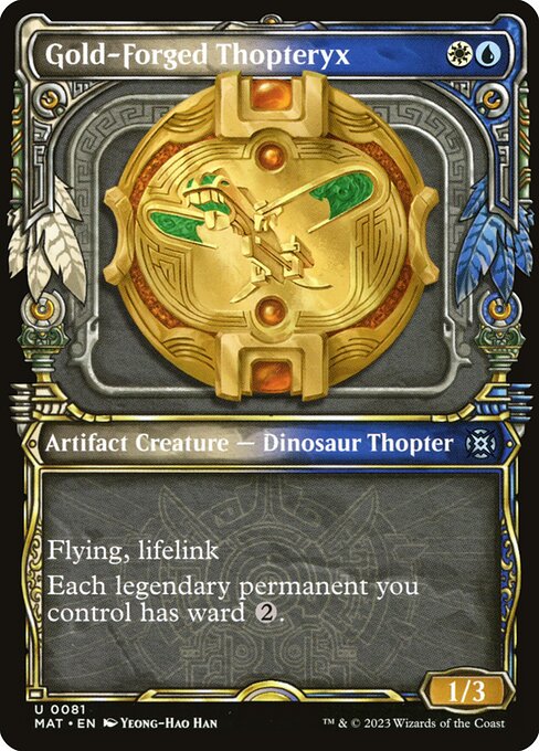 Gold-Forged Thopteryx - March of the Machine: The Aftermath Uncommon Card