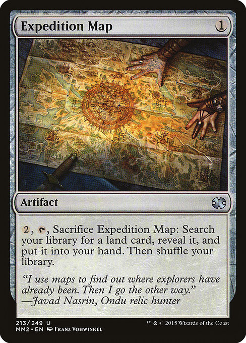 Expedition Map - Modern Masters 2015 Uncommon Card