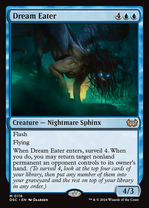 Dream Eater - Duskmourn: House of Horror Commander Mythic Card
