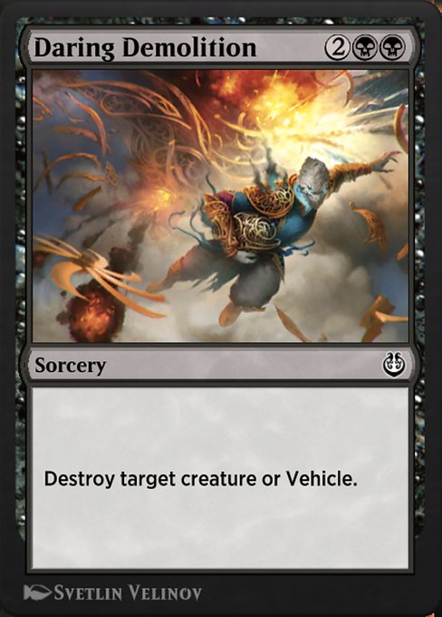 Daring Demolition - Kaladesh Remastered Common Card
