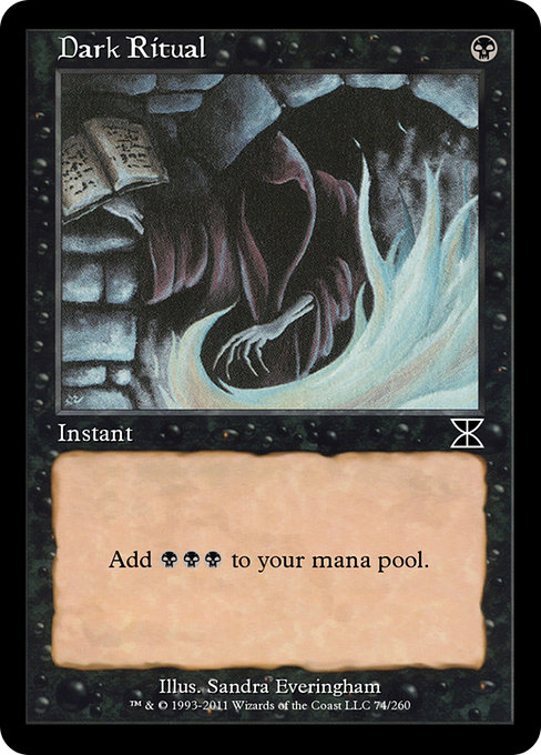 Dark Ritual - Masters Edition IV Common Card