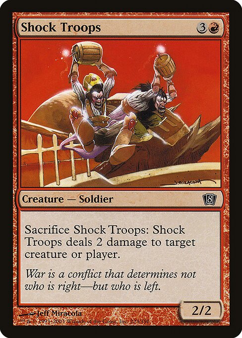 Shock Troops - Eighth Edition Common Card