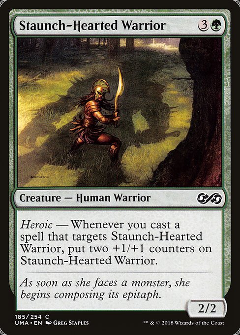 Staunch-Hearted Warrior - Ultimate Masters Common Card