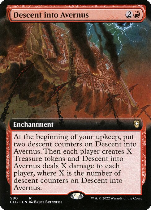 Descent into Avernus - Commander Legends: Battle for Baldur's Gate Rare Card