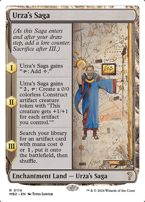 Urza's Saga - Mystery Booster 2 Rare Card