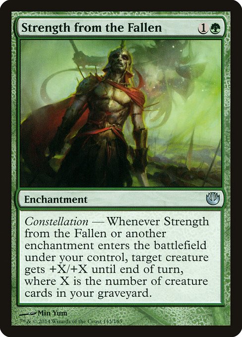 Strength from the Fallen - Journey into Nyx Uncommon Card