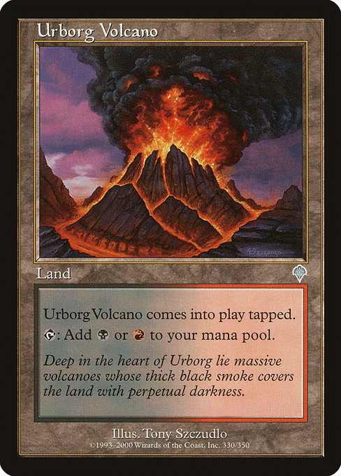 Urborg Volcano - Invasion Uncommon Card