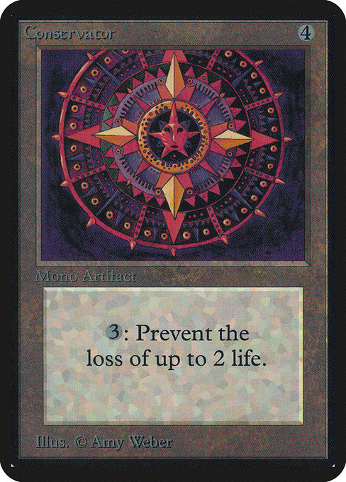 Conservator - Limited Edition Alpha Uncommon Card
