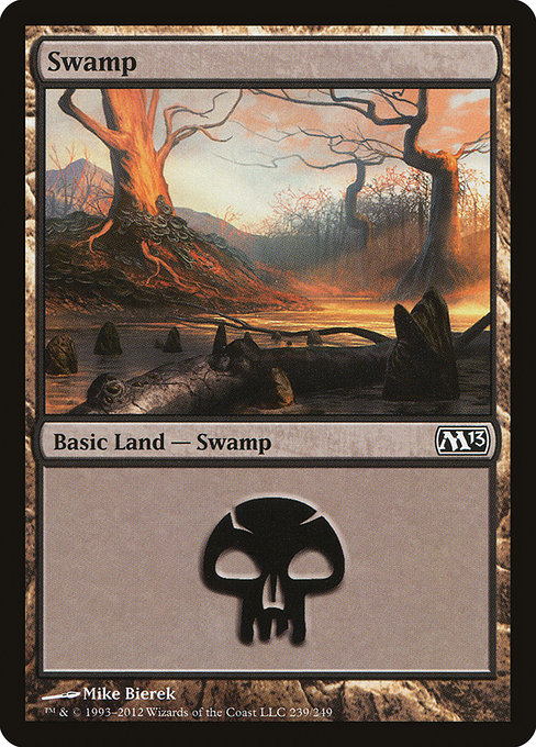 Swamp - Magic 2013 Common Card