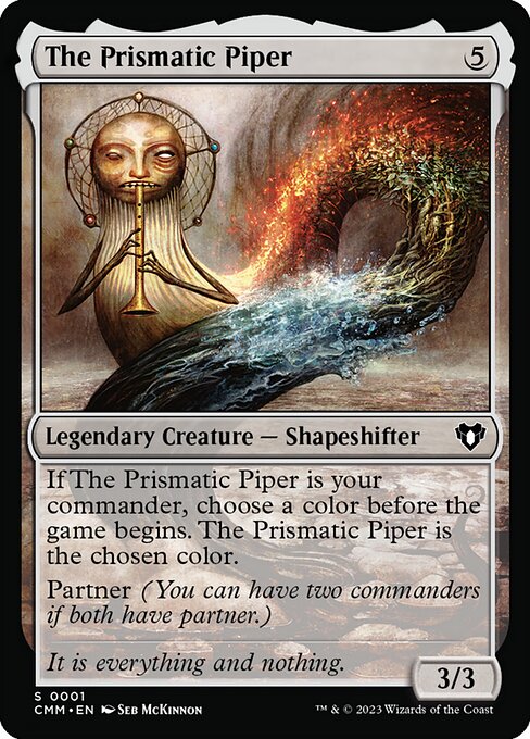 The Prismatic Piper - Commander Masters Special Card