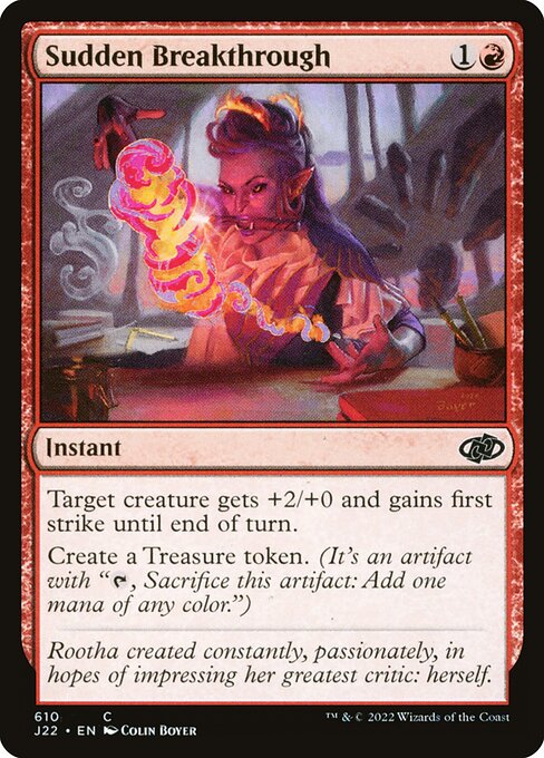 Sudden Breakthrough - Jumpstart 2022 Common Card