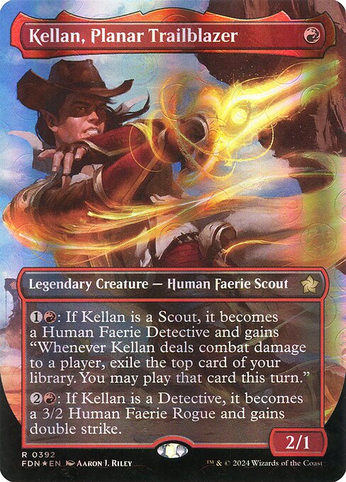 Kellan, Planar Trailblazer - Foundations Rare Card