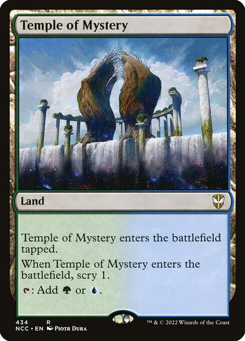 Temple of Mystery - New Capenna Commander Rare Card