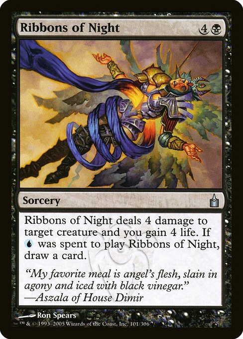 Ribbons of Night - Ravnica: City of Guilds Uncommon Card