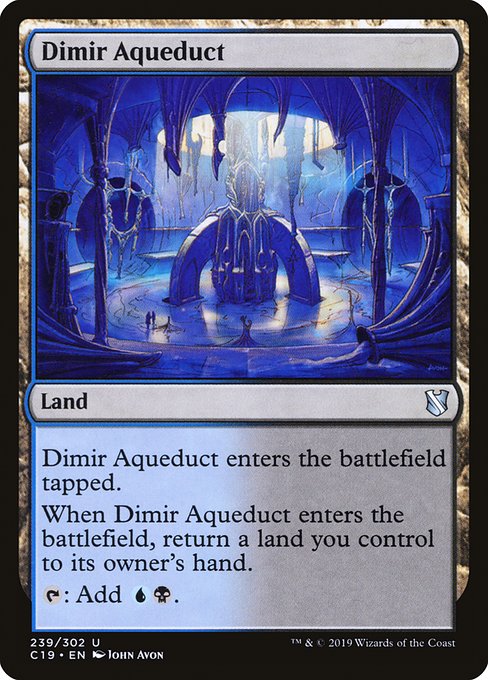 Dimir Aqueduct - Commander 2019 Uncommon Card