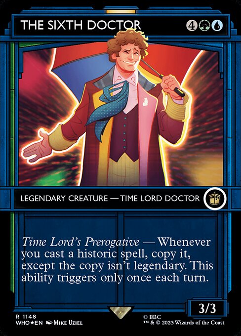 The Sixth Doctor - Doctor Who Rare Card