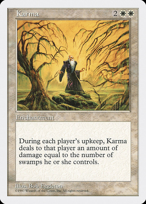 Karma - Fifth Edition Uncommon Card