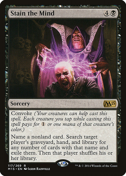 Stain the Mind - Magic 2015 Rare Card